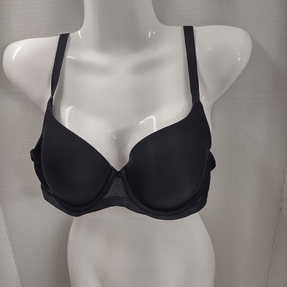 Adore Me Black and Purple Bra